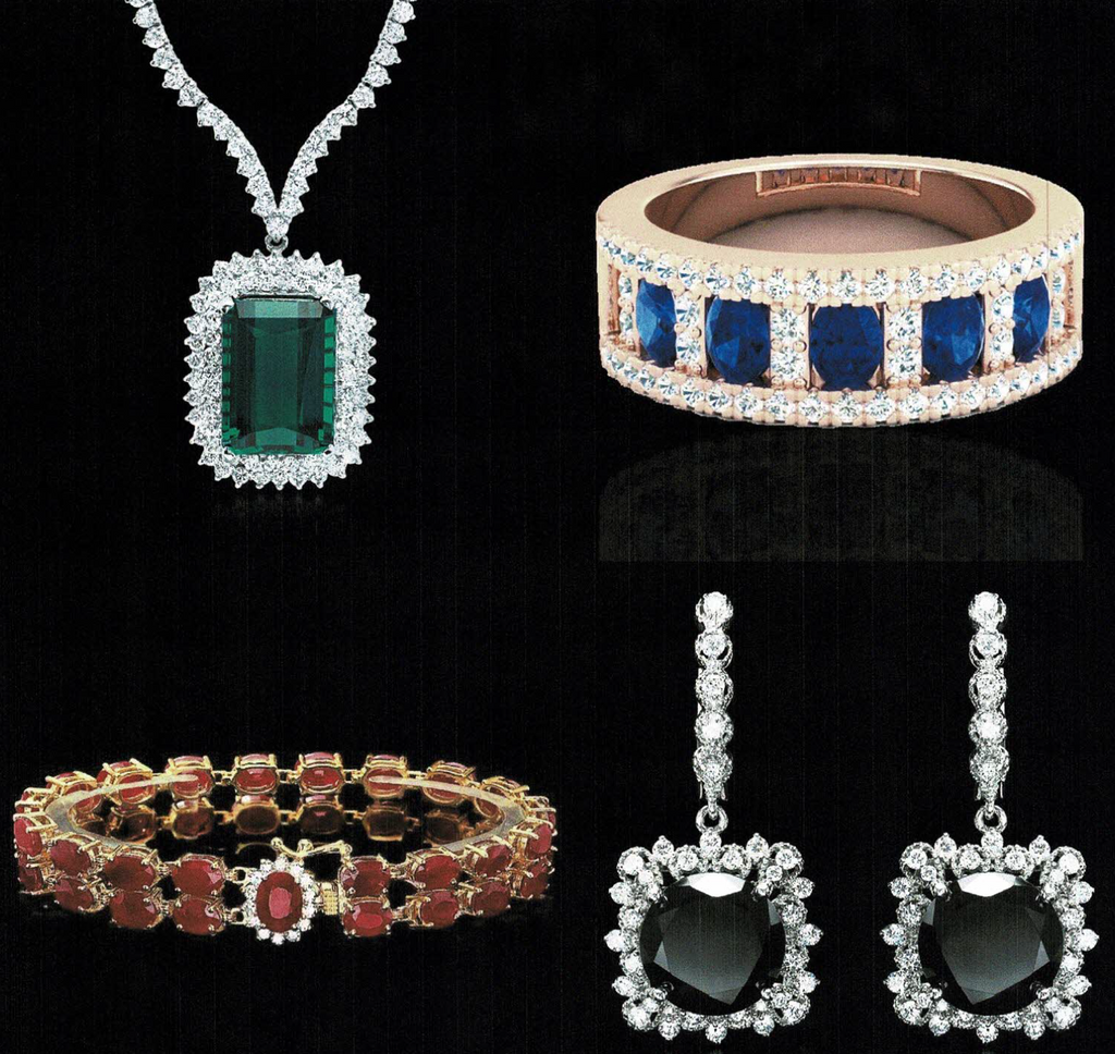 Bijoux, or, diamants et pierres précieuses